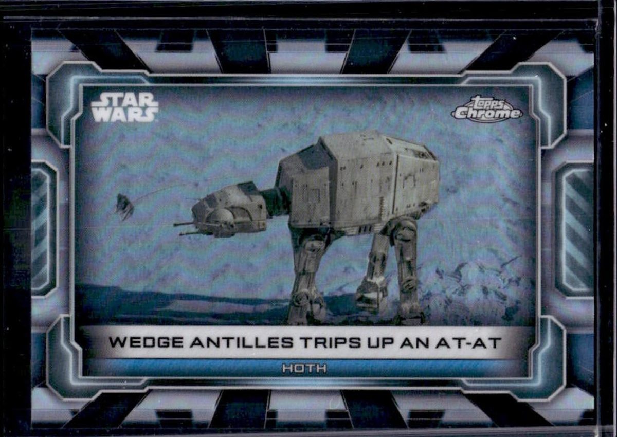 Wedge Antilles trips up an AT-AT