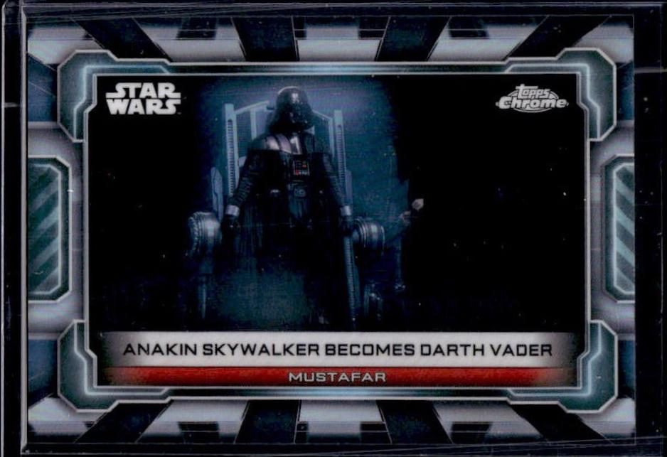 Anakin Skywalker becomes Darth Vader