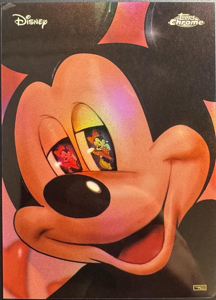 Mickey Mouse and Minnie Mouse