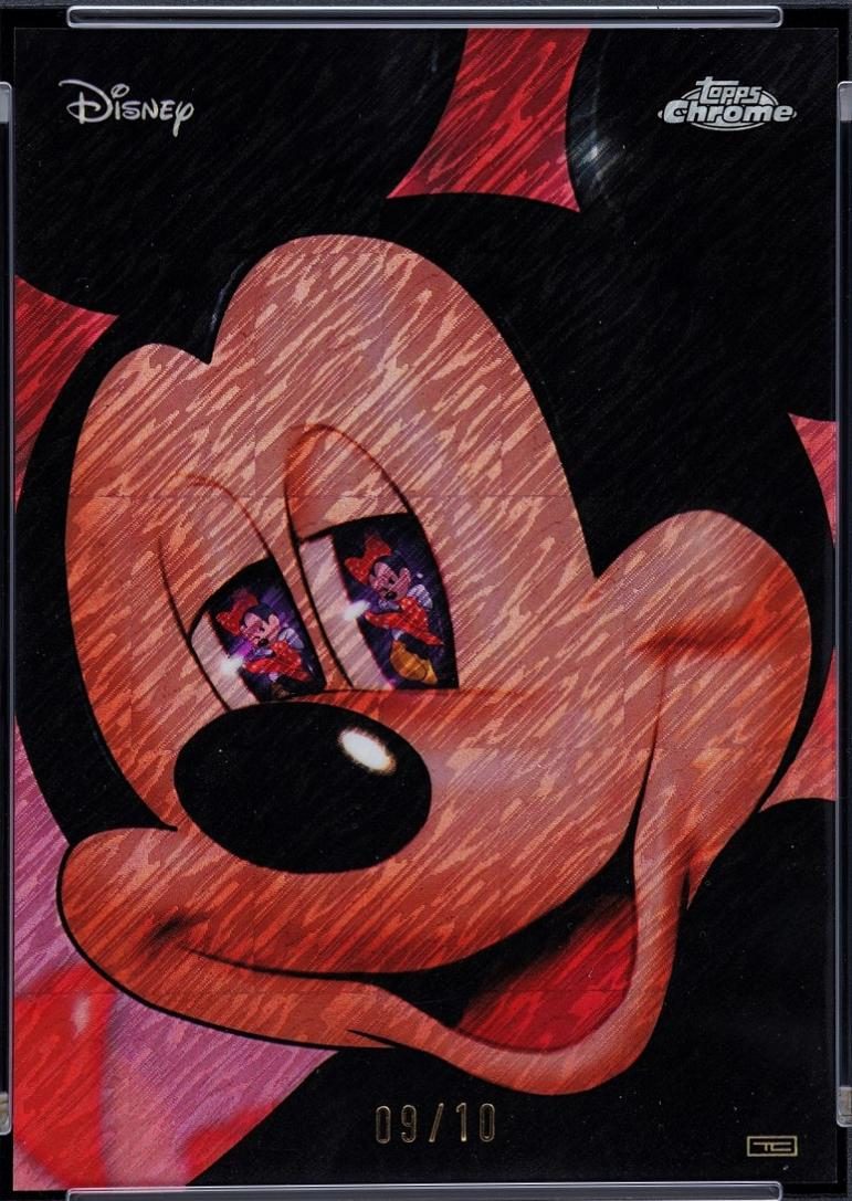 Mickey Mouse and Minnie Mouse