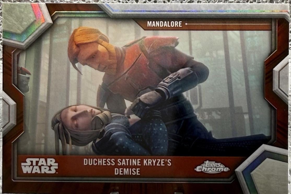 Duchess Satine Kryze's Demise