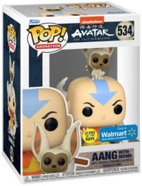Aang with Momo