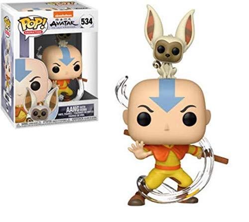 Aang with Momo