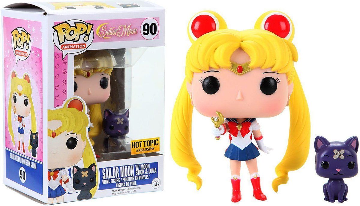 Sailor Moon w / Moon Stick & Luna