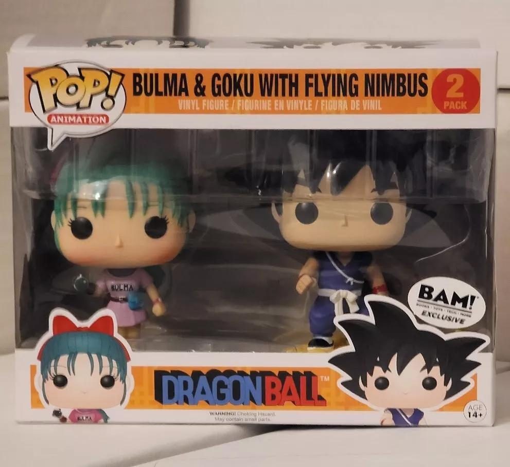Bulma And Goku With Flying Nimbus 2 Pack