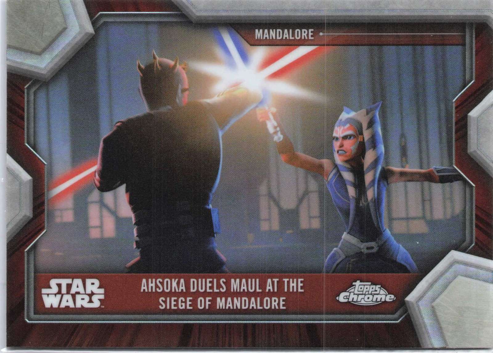 Ahsoka Duels Maul At The Siege Of Mandalore