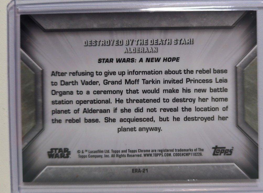 Destroyed By The Death Star!