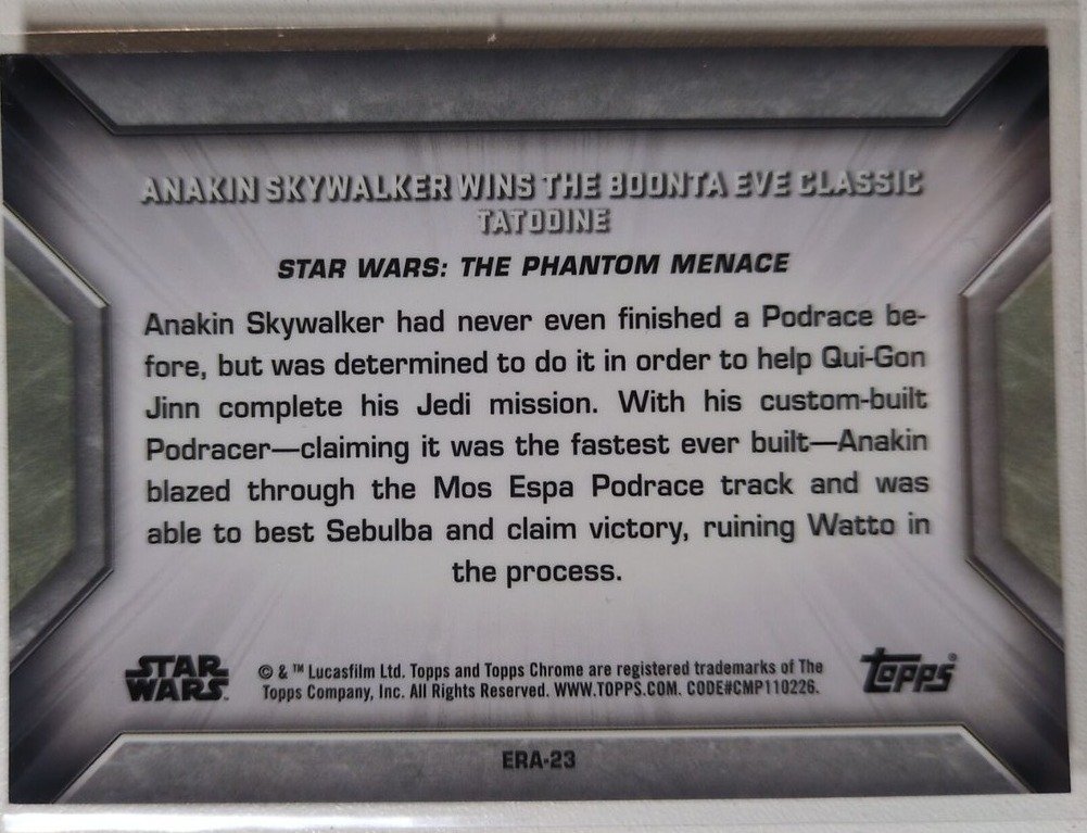 Anakin Skywalker Wins the Boonta Eve Classic
